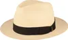 Borsalino hochwertiger ultrafeiner Montecristi Panamahut Fedora in beige Náhled obrázku produktu