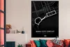 MuchoWow® Poster Rennstrecke - Rundkurs - F1 - Baku City Produktbild-Vorschau 3