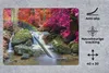 MuchoWow® Mauspad Mousepad Regenbogen - Wasserfall - Bäume Produktbild-Vorschau 2