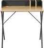 Carl Bureau 120x48x78,5cm -Reproduction chêne/gris foncé Voir les images du produit 4