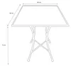 Axi Camilla Table De Bistrot Yellow Breeze - Mosaïque | Voir les images du produit 3