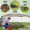 XMTECH Bordure de pelouse en métal de 20 m, ondulée, Voir les images du produit 4