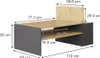Vicco Couchtisch Rubby, 110 x 60 cm, Artisan Produktbild-Vorschau 3