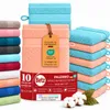 Betz 10 pièces Gants de toilette 16x21 cm PALERMO 100% Voir les images du produit 1