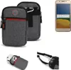K-S-Trade Holster Gürtel Tasche kompatibel mit Lenovo Moto Produktbild-Vorschau 1