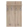 AKKE Sonoma Garderobenpaneel MAXI - CHROM haken BxH: 60x90 Produktbild-Vorschau 2