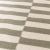 Baumwollteppich - Dazzle Blocks Grün Weiß Produktbild-Vorschau 4