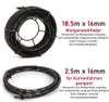 Two coiled metal springs are shown, with text describing their dimensions and properties. Produktbild-Vorschau