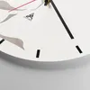 Wanduhr - Rund - Glasuhr - Boho Frau Mund - 40x40cm - Produktbild-Vorschau 5