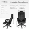 tectake® Bürostuhl MAFZ ergonomische Form Produktbild-Vorschau 5