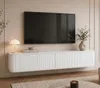 Meuble TV suspendu à structure rainurée, dimensions Voir les images du produit 1