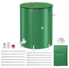 Ikodm 200L Regentonne Faltbar Grün – Regenwassertonne Produktbild-Vorschau 2