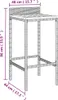 The Living Store Barhocker 4 Stk. Grau Poly Rattan und Produktbild-Vorschau 8