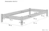 Einzelbett 100x220 Überlänge Futon Gästebett Buche Produktbild-Vorschau 7