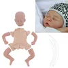 Simulierte Reborn Puppe Kit DIY Unlackiert Vinyl Baby Puppe Produktbild-Vorschau 8