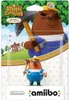 A packaged Nintendo Amiibo figure of Resetti from Animal Crossing, with a background depicting a scene from the game. Produktbild-Vorschau