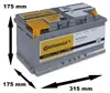 Batteria Continental L4B 85Ah 12v 760A positivo a destra Anteprima dell’immagine prodotto 6