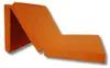 Natalia Spzoo vouwmatras 195x65x10 cm, oranje - 3-delig Productafbeelding-voorbeeld 1