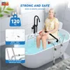 Badewannen- oder Duschsitz mit Gleitsitz und Aussparung im Produktbild-Vorschau 5