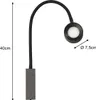2er SET USB aufladbare Akku Wandlampen Schwarz - Produktbild-Vorschau 4