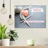 WOLLE Stricken ist eine Passion (Wandkalender 2027 DIN A4 Produktbild-Vorschau 3