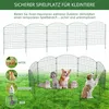 XMTECH Teichzaun Gartenzaun Metall Steckzaun Hundezaun mit Produktbild-Vorschau 9