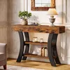 A console table with shelves in a living room setting. Anteprima dell’immagine prodotto