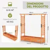 Jardinière COSTWAY avec treillis, toit suspendu et support Voir les images du produit 3
