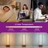 LED Tischlampe Holz, Touch-Dimmfunktion & Speicherfunktion, Produktbild-Vorschau 4