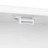 A close-up view of a magnetic catch on a white surface. Produktbild-Vorschau