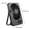 Tischventilator mit Akku 1200 mAh USB Ventilator USB Mini Produktbild-Vorschau 10