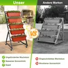 Jardinière surélevée Izrielar à 5 niveaux, 56 x 64 x 121 Voir les images du produit 3
