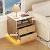 INONEFT, ensemble de 2 tables de chevet, table de nuit avec Voir les images du produit 3
