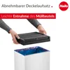 Hailo poubelle Big-Box Swing L, 35 litres, blanc poubelle Voir les images du produit 9