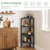 Libreria angolare a 4 ripiani con ripiani a doghe aperte, Anteprima dell’immagine prodotto 5