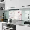Küchenrückwand Spritzschutz Glas mit Motiv Schmetterlinge Produktbild-Vorschau 2