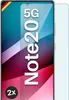 Glas Schutzfolie für Samsung Galaxy Note20 5G, Produktbild-Vorschau 1