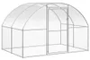 vidaXL Outdoor-Hühnerstall 3x2x2 m Verzinkter Stahl Produktbild-Vorschau 4