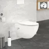 LuxeBath bezrantowa toaleta wisząca, długa 54 cm, biała, Podgląd zdjęcia produktu 1