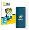 A product packaging box for screen protectors with a graphic of a stylized character and a smartphone screen protector. Produktbild-Vorschau