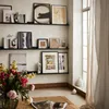 IKEA Bilderleiste schwarz Länge 115cm Wandregal Produktbild-Vorschau 4