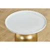 Miliboo - Runder Design-Beistelltisch aus Metall goldfarben Produktbild-Vorschau 4
