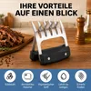 Pulled Pork Krallen 2er Set aus Edelstahl mit Holzgriff, Produktbild-Vorschau 3