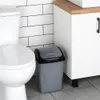 Plastový odpadkový koš šedý 10l Náhled obrázku produktu 4