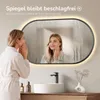 EMKE Badspiegel mit Beleuchtung, Antibeschlag, 3 Produktbild-Vorschau 2