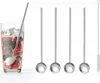 METALTEX Cuillères à cocktail Lot de 4 pailles Inox Voir les images du produit 3