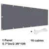 Tenda da balcone impermeabile, schermo per la privacy, Anteprima dell’immagine prodotto 8