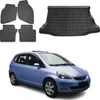Fußmatten & Kofferraumwanne Set für Honda Jazz 2001-2008 Produktbild-Vorschau 1