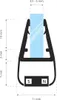 STEIGNER Magnetduschdichtung, 162cm, Glasstärke 3,5/4/ 5mm, Produktbild-Vorschau 2