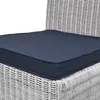 Beautissu 4er Set Loft SK Stuhlkissen Blau, 45x40x5cm Produktbild-Vorschau 4